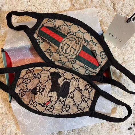 gucci mickey mouse cloth face mask|gucci disney collection.